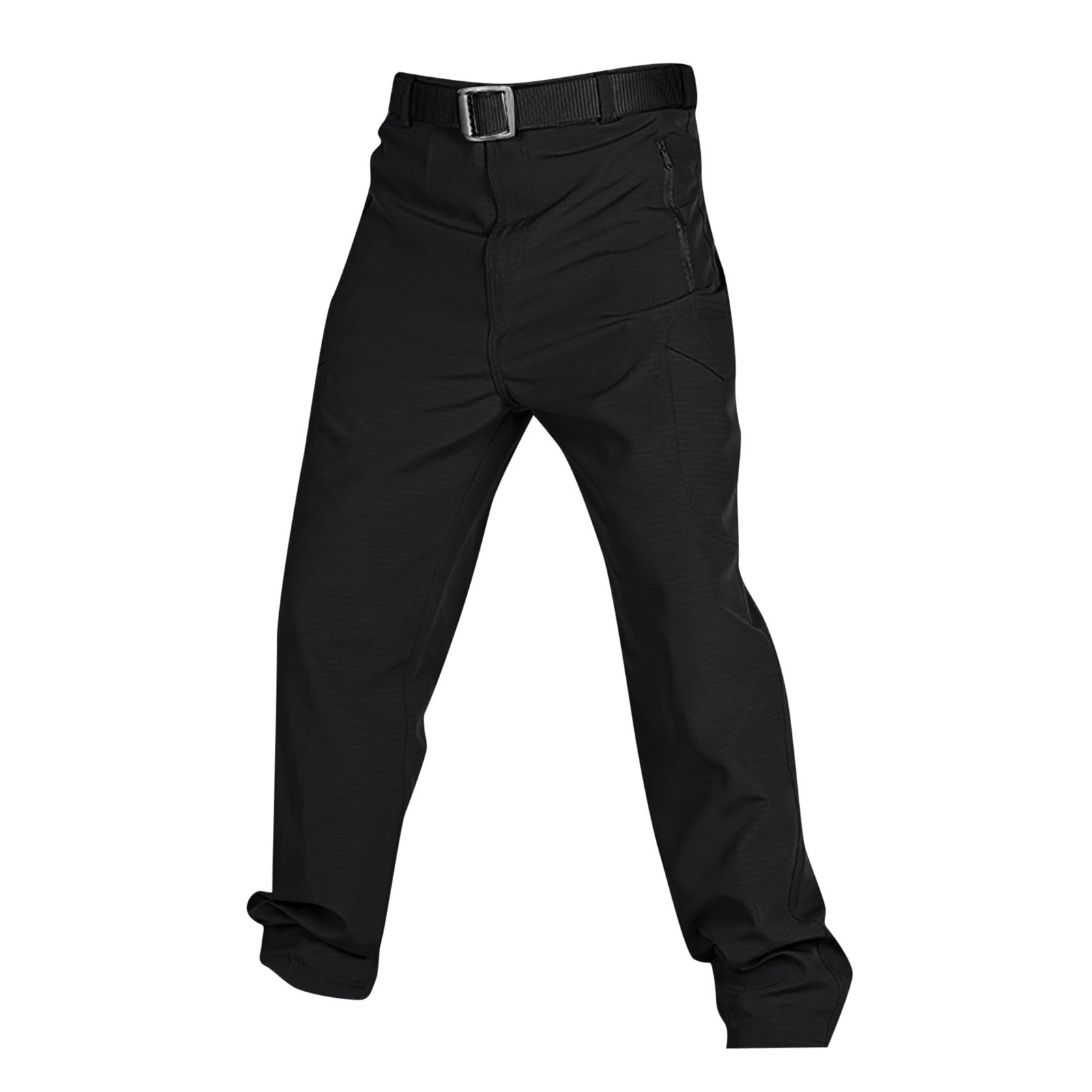 thumbnail image 2 of Pantalones cargo ligeros de senderismo para hombre - 95 % nailon, 5 % spandex - Diseño con múltiples bolsillos, cintura elástica, adecuados para acampadas y aventuras al aire libre, 2 of 6